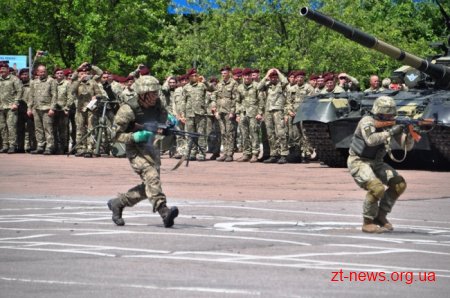 У Житомирі відсвяткували 3 річницю від дня створення Навчального центру Десантно-штурмових військ
