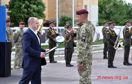 У Житомирі відсвяткували 3 річницю від дня створення Навчального центру Десантно-штурмових військ