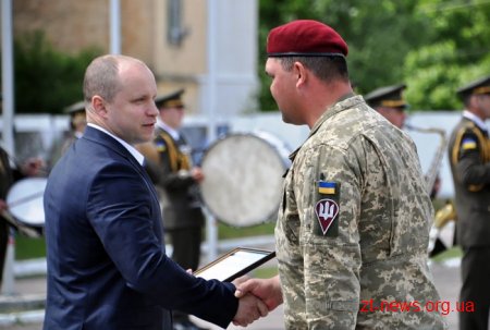 У Житомирі відсвяткували 3 річницю від дня створення Навчального центру Десантно-штурмових військ