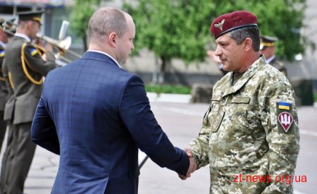 У Житомирі відсвяткували 3 річницю від дня створення Навчального центру Десантно-штурмових військ