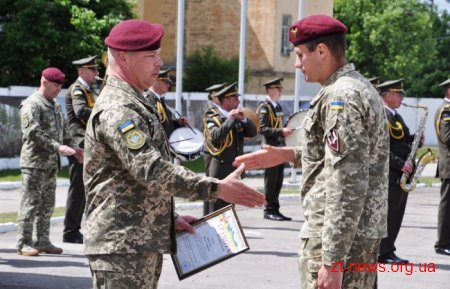 У Житомирі відсвяткували 3 річницю від дня створення Навчального центру Десантно-штурмових військ