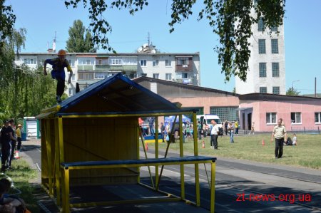 138 юнаків взяли участь в обласних змаганнях з пожежно-прикладного спорту у Житомирі