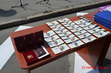 На Майдані Соборному відбулася урочиста зустріч військовослужбовців 95-ї бригади