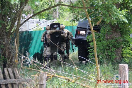 Поліцейські Житомирщини взяли участь у масштабних антитерористичних навчаннях