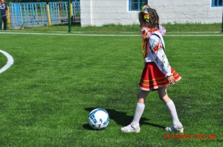 На базі гімназії у Високівській ОТГ відкрили новий футбольний майданчик