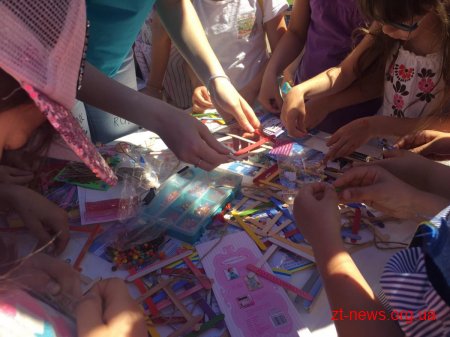 У парку культури та відпочинку в День захисту дітей були представлені дитячі розважальні локації