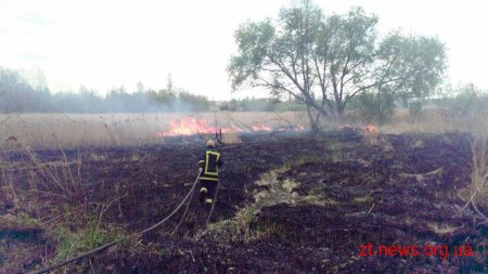 За добу вогнеборцями області ліквідовано 2 загоряння сухої трави та 1 осередок торфу