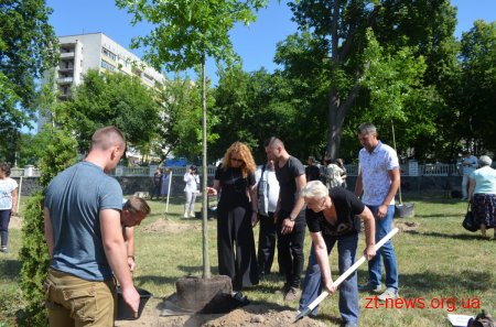 На Смолянському військовому кладовищі висадили Алею Слави Героїв