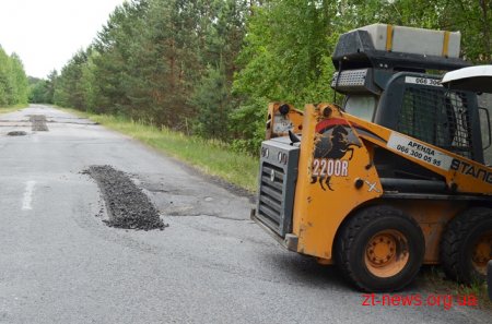 Олексій Ясюнецький перевірив хід виконання ремонту автодороги Чижівка–Олевськ