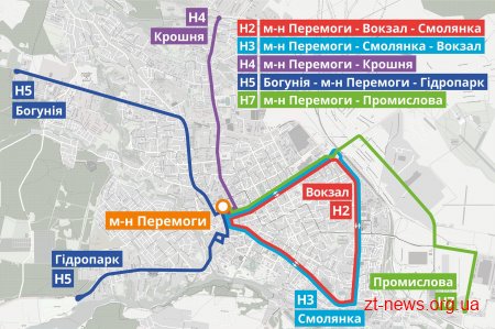 Тролейбуси у Житомирі їздитимуть до першої години ночі