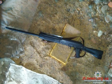 У Брусилові поліцейські вилучили у батька та сина рушницю і пістолет