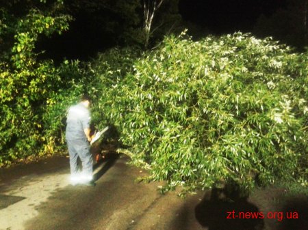 Рятувальники області ліквідували наслідки негоди