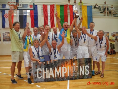Житомиряни у складі збірних команд України перемогли на Чемпіонаті Європи з баскетболу