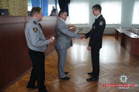 Житомирських слідчих поліції привітали з Днем служби