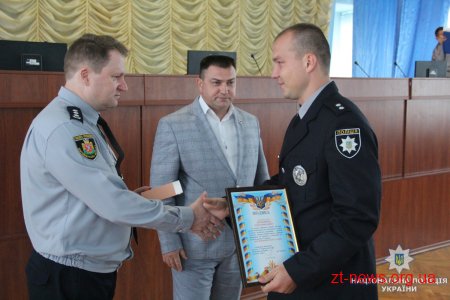 Житомирських слідчих поліції привітали з Днем служби