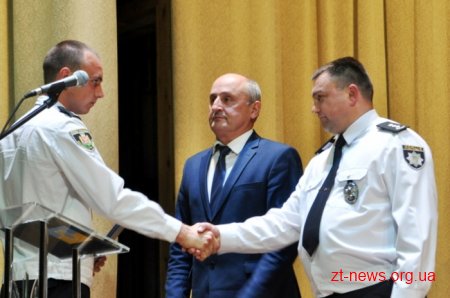 Третю річницю з дня створення Національної поліції України відзначили поліцейські Житомирщини