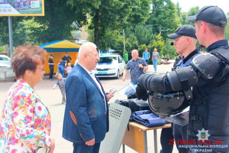 У Житомирі діти мали змогу відчути себе у ролі поліцейського