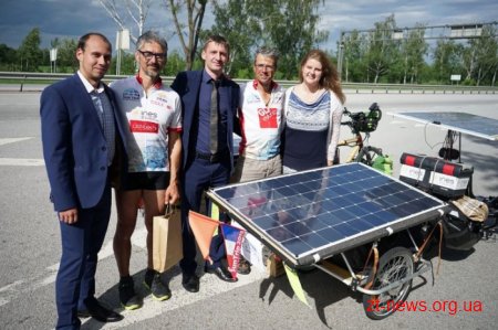 Француз та бельгієць приїздили до Житомира на велосипедах