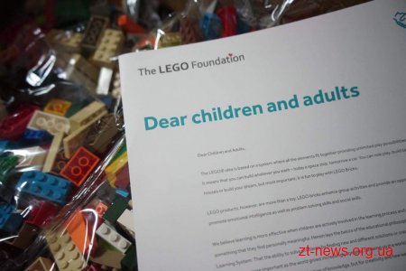 Житомирщина отримала 2 вантажівки конструкторів LEGO