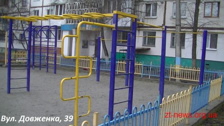 10 спортивних майданчиків передали на баланс Інспекції з благоустрою Житомира