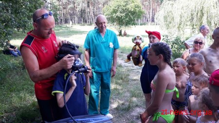 У Гідропарку рятувальники провели пізнавально-розважальну акцію «На воді - без біди!»