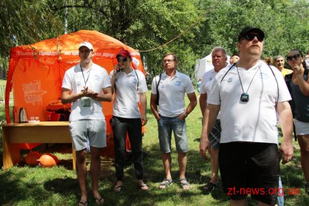 В Гідропарку відбулося урочисте відкриття Всеукраїнського турніру з плавання на відкритій воді
