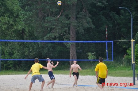 У Житомирі проходить чемпіонат області з пляжного волейболу серед чоловіків