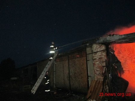 В Пулинському районі рятувальники загасили пожежу в сушарці деревної продукції