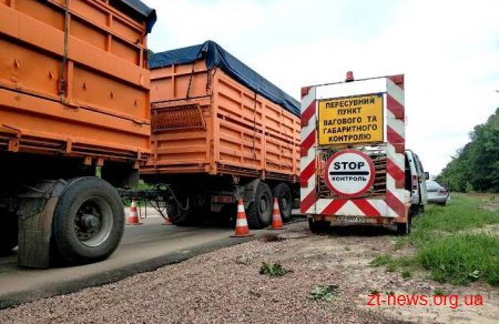 Понад 400 євро сплатить компанія за перевантажений зерном автомобіль