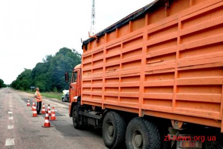 Понад 400 євро сплатить компанія за перевантажений зерном автомобіль