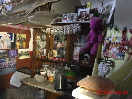 В двоповерховому будинку у Житомирі стався обвал стелі
