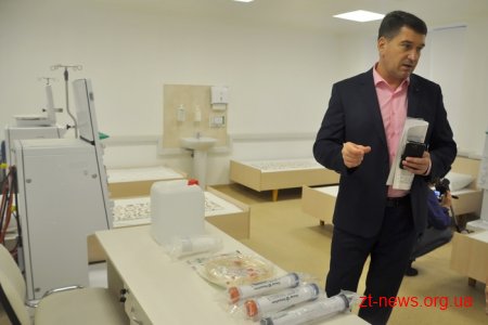 У Житомирі відкрили відділення гемодіалізу на 10 місць