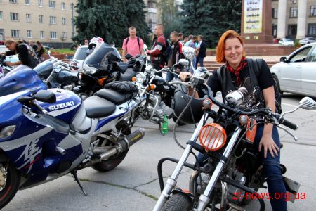 Учасники мотопробігу «За єдність» відвідали Житомир