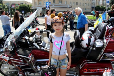 Учасники мотопробігу «За єдність» відвідали Житомир