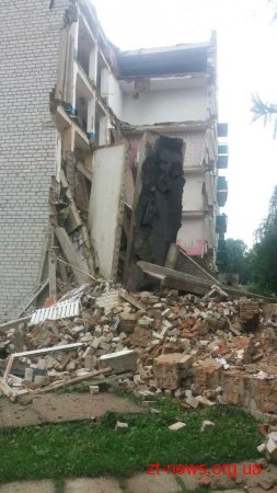 На Житомирщині обвалився студентський гуртожиток: постраждалих немає
