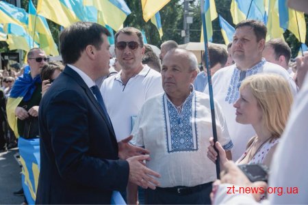 Представники Житомирщини взяли участь у заходах з нагоди 1030-річчя хрещення Київської Русі