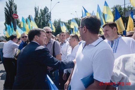 Представники Житомирщини взяли участь у заходах з нагоди 1030-річчя хрещення Київської Русі