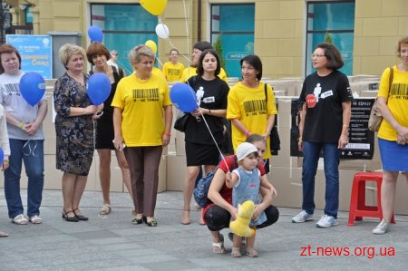 На Михайлівській відбулася акція «Проти ДІЯ торгівлі людьми»