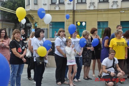 На Михайлівській відбулася акція «Проти ДІЯ торгівлі людьми»