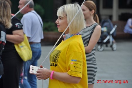 На Михайлівській відбулася акція «Проти ДІЯ торгівлі людьми»