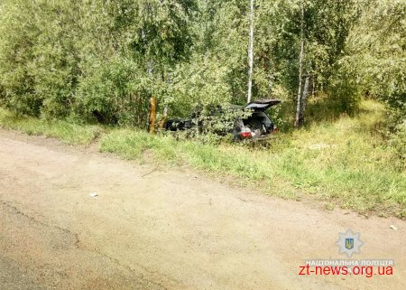 У Бердичівському районі водій не впорався з керуванням та з’їхав у кювет