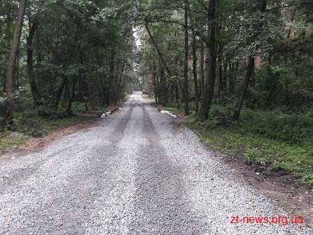Коростишівські лісівники збудували дорогу до гранітного кар'єру, який популярний серед туристів