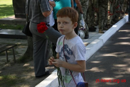 У Житомирі вшанували пам'ять загиблих десантників
