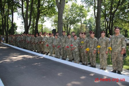 У Житомирі вшанували пам'ять загиблих десантників