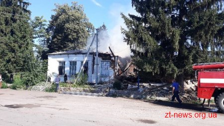 На Житомирщині через коротке замикання згоріла церква