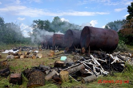 На Житомирщині перевірили підприємців, які випалюють вугілля