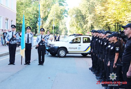 У Житомирі склали присягу більше 60 поліцейських