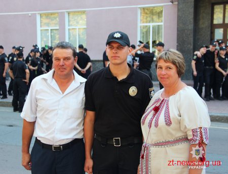 У Житомирі склали присягу більше 60 поліцейських