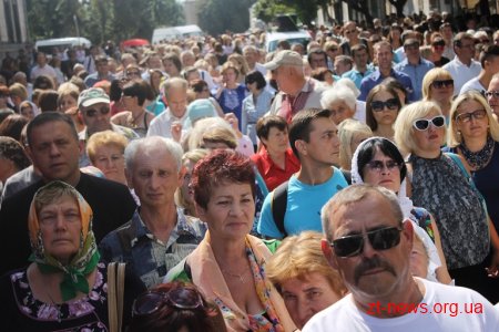 Сотні житомирян долучилися до святкування 1030 років Хрещення Русі