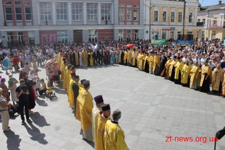 Сотні житомирян долучилися до святкування 1030 років Хрещення Русі